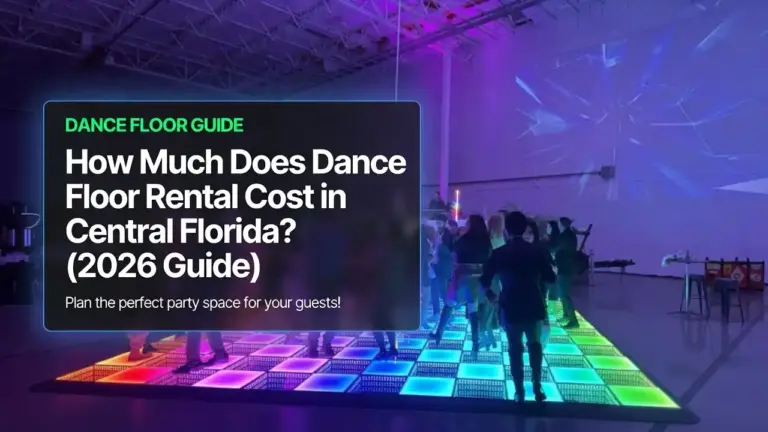 mels events dance floor rental cost