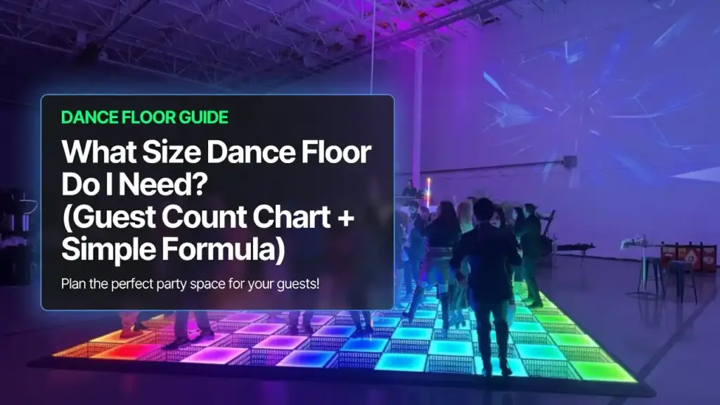 what size dance floor do i need
