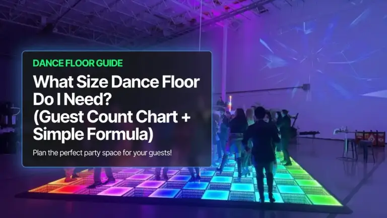 what size dance floor do i need